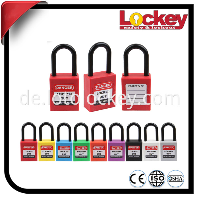 38mm plastic shackle padlock